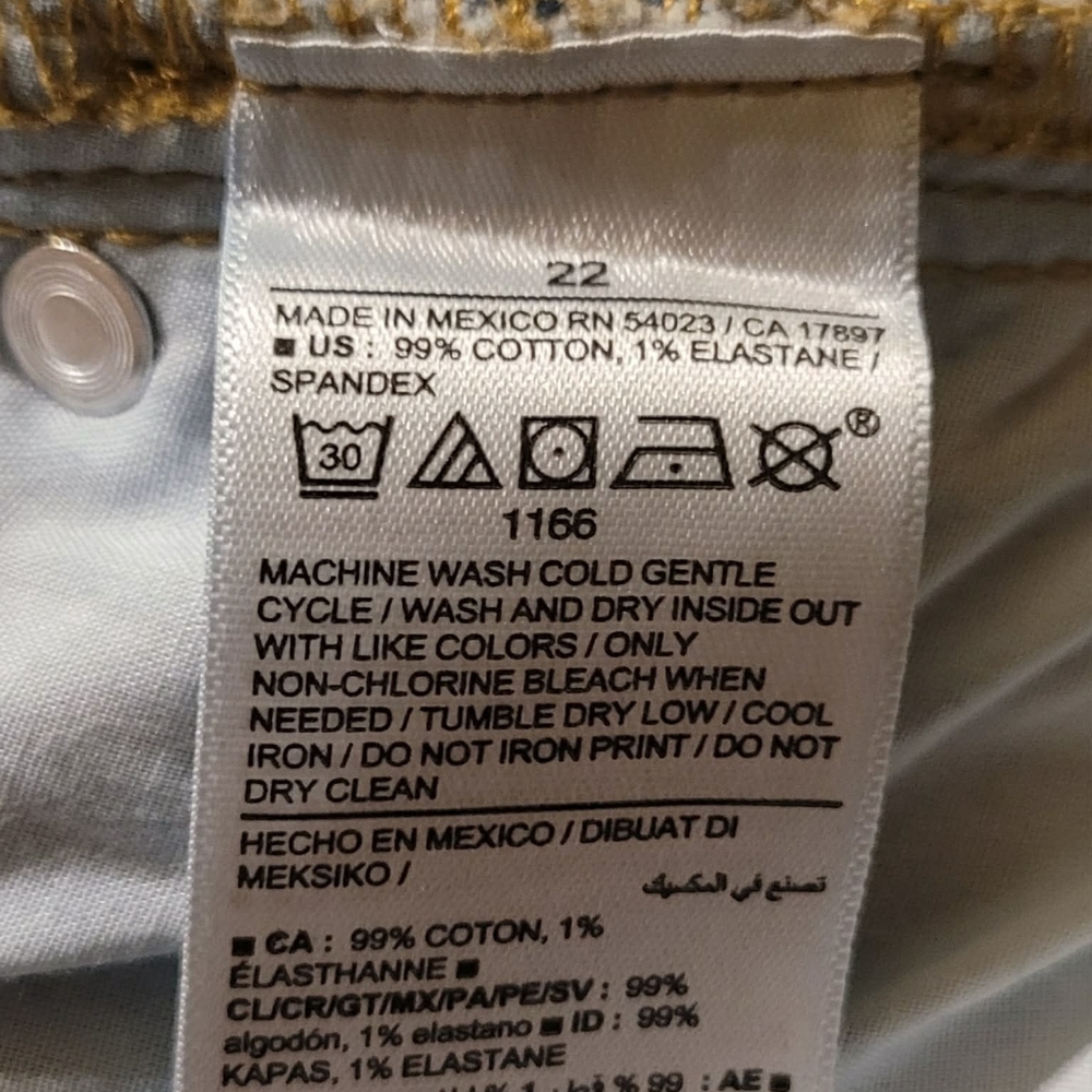 Old Navy Maren High-Waisted Sky-Hi Wide-Leg Jeans Size 22 (Waist-44") - Picture 9 of 9